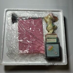 New Hallmarkk Baby Girl Keepsake Photo Cube Pewter Rabbit